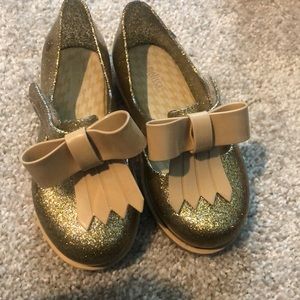 Gold glittery Mini Melissa